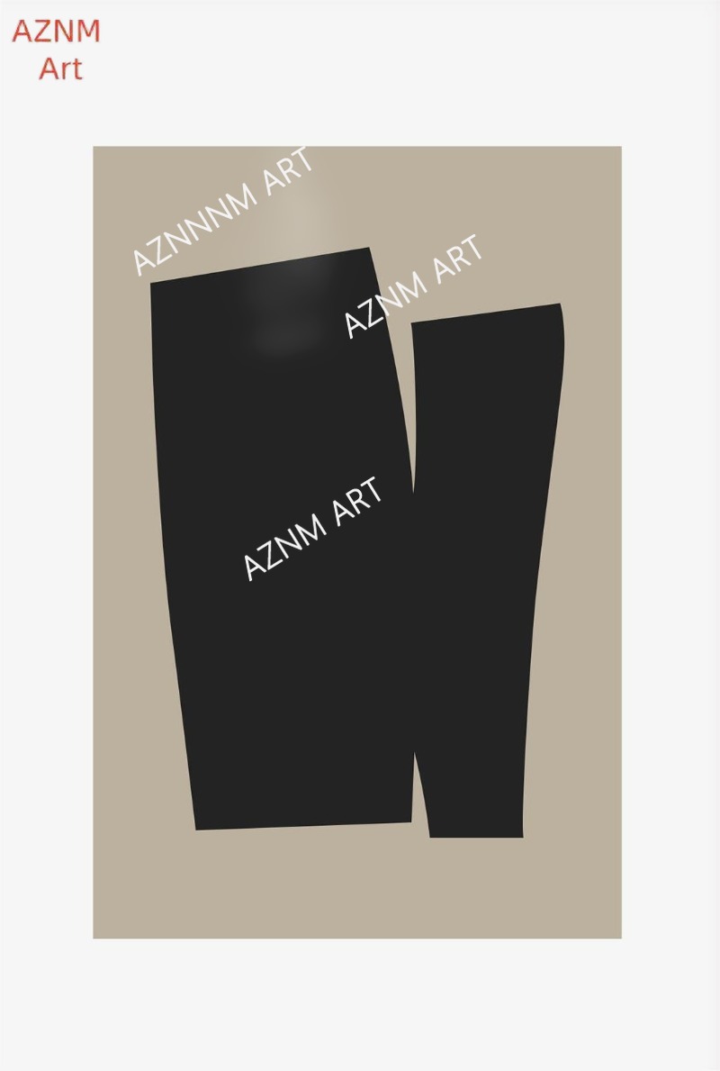 Nordic Bohemian Line Art Black - Home Decor Minimal ulasan dan harga