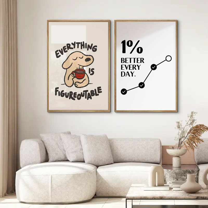 No frame 1pc Inspirational Quo - Home Decor Quotes Ideas ulasan dan harga
