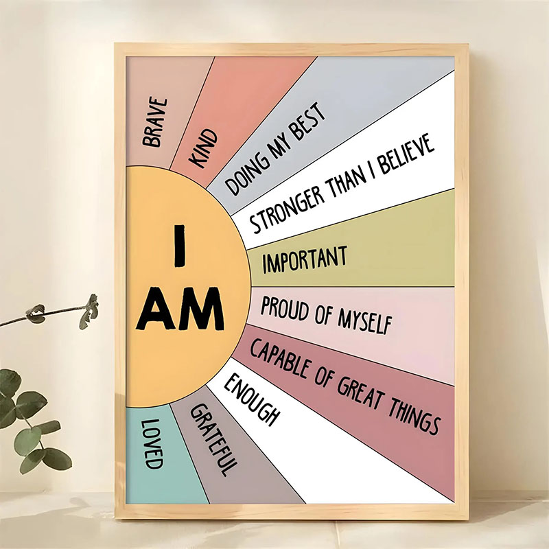 No frame 1pc Inspirational Quo - Home Decor Quotes Ideas ulasan dan harga
