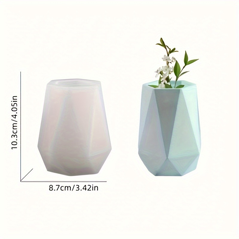 Diy6 Side Cut Side Vase Silico - Home Decor Vase With Flowers ulasan dan harga