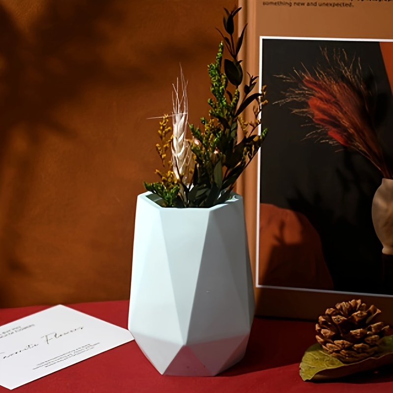 Diy6 Side Cut Side Vase Silico - Home Decor Vase With Flowers ulasan dan harga