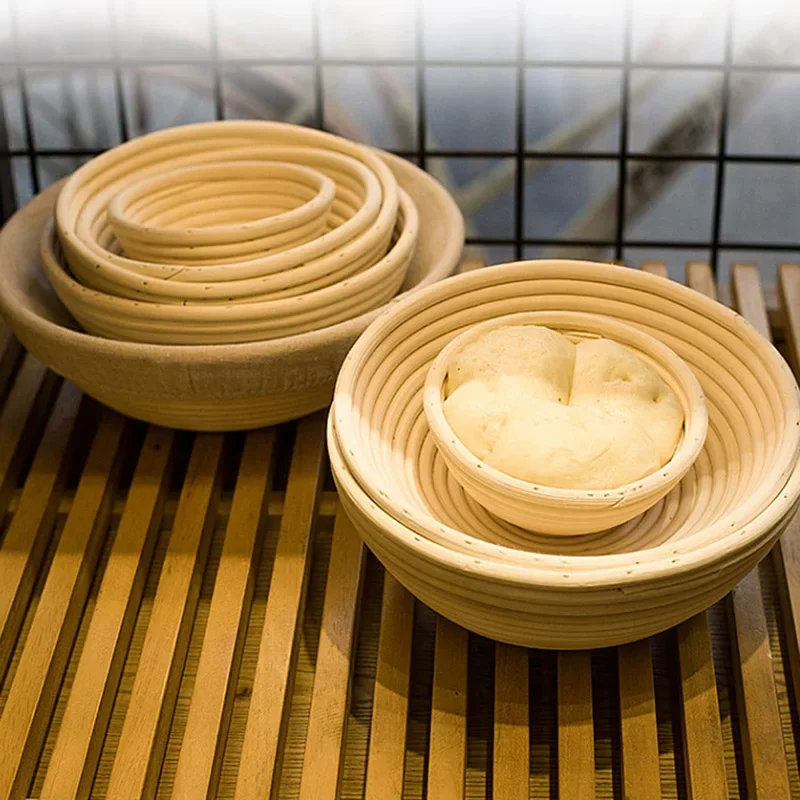Natural Rattan Bread Proofing  - Rattan Plant Basket ulasan dan harga
