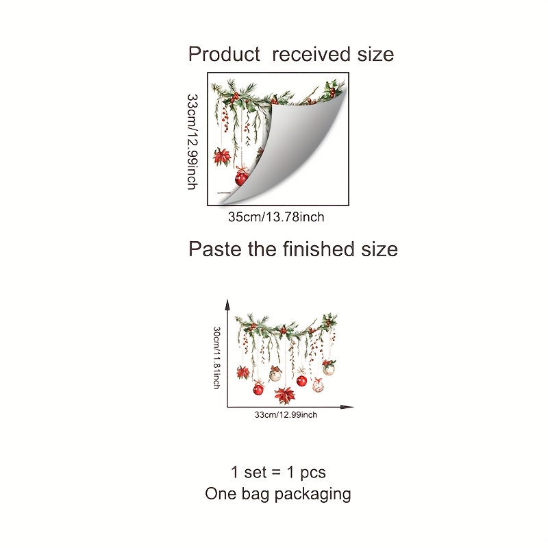 Christmas Windows Sticker Merr - Home Decor Xmas Gifts ulasan dan harga