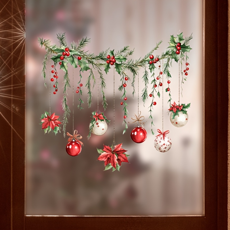 Christmas Windows Sticker Merr - Home Decor Xmas Gifts ulasan dan harga