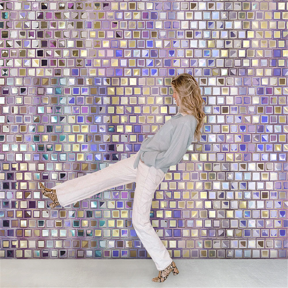 Custom Colored mosaic wallpape - Home Decor Online Shop ulasan dan harga