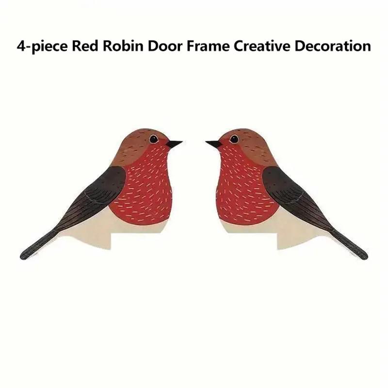 4-piece Bohemian Wooden Bird O - Home Decor Frames ulasan dan harga