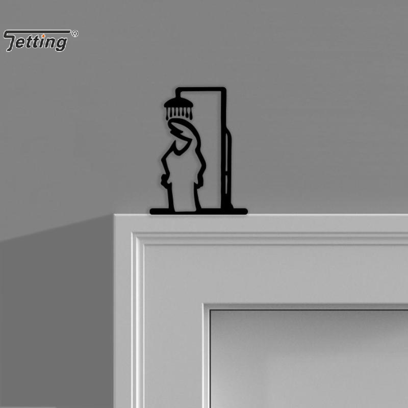 Black Shower Figure Wall Decor - Home Decor Minimal ulasan dan harga