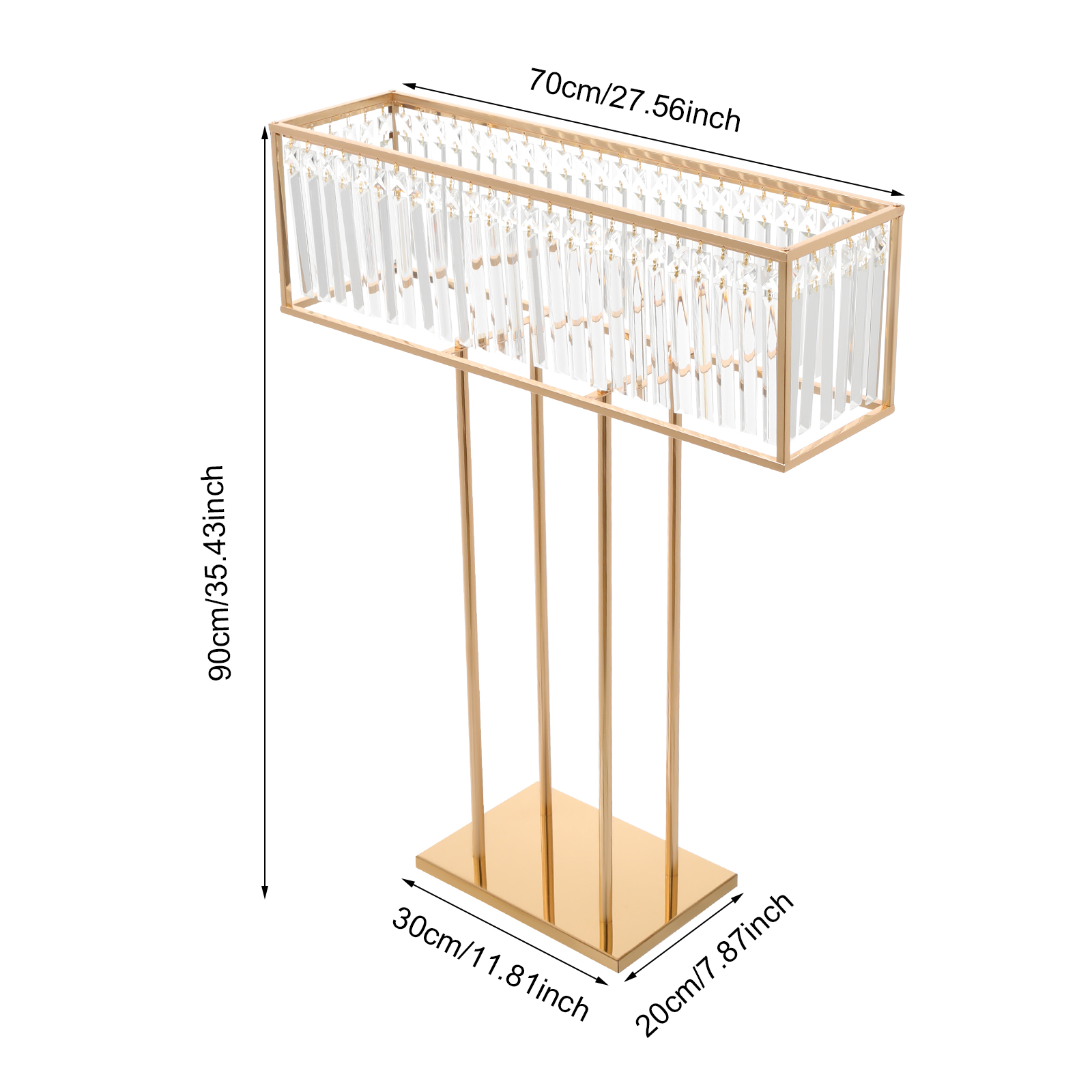 Crystal Wedding Flower Stand,  - Home Decor Vase With Flowers ulasan dan harga