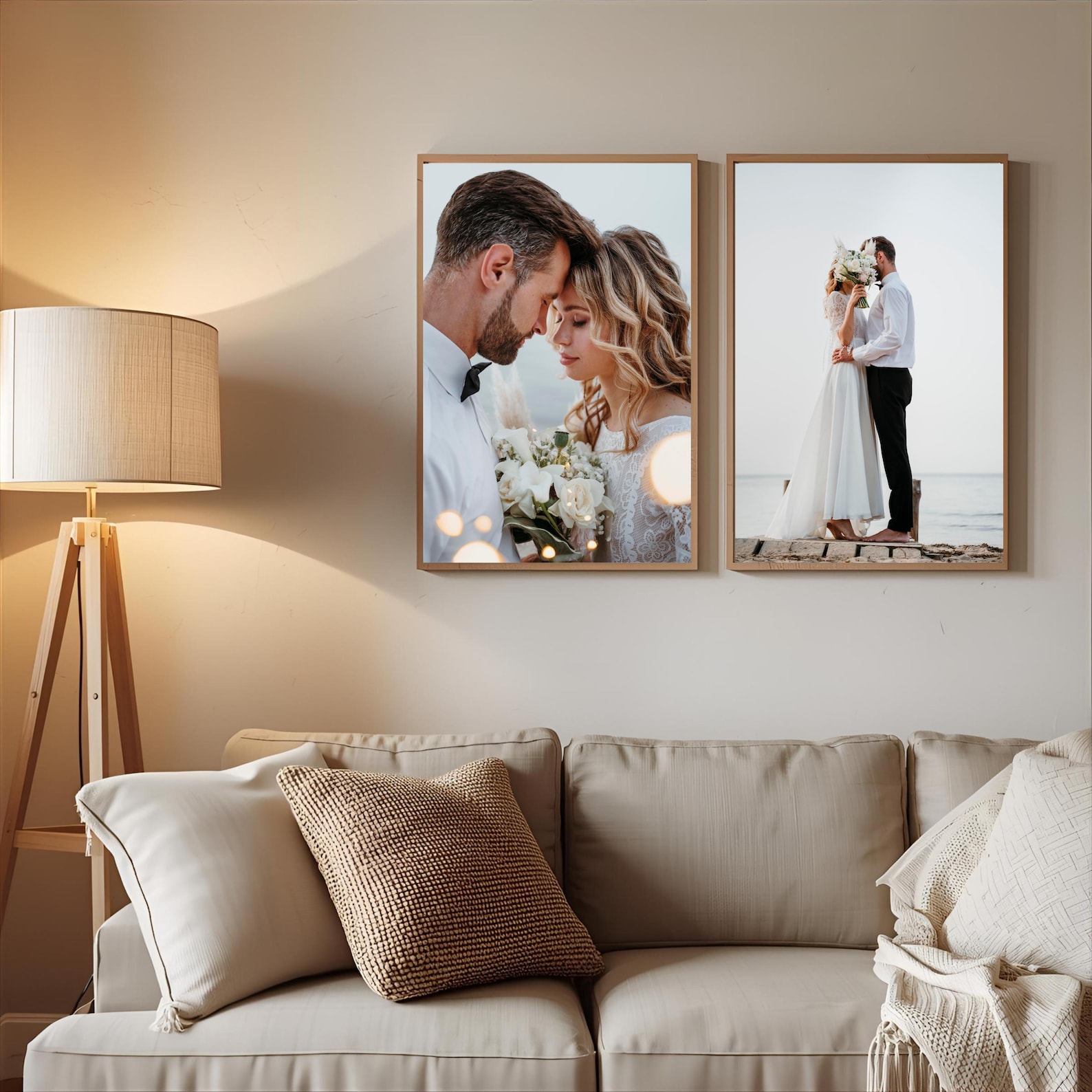 Personalized Photo Canvas, Cus - Home Decor Furniture ulasan dan harga