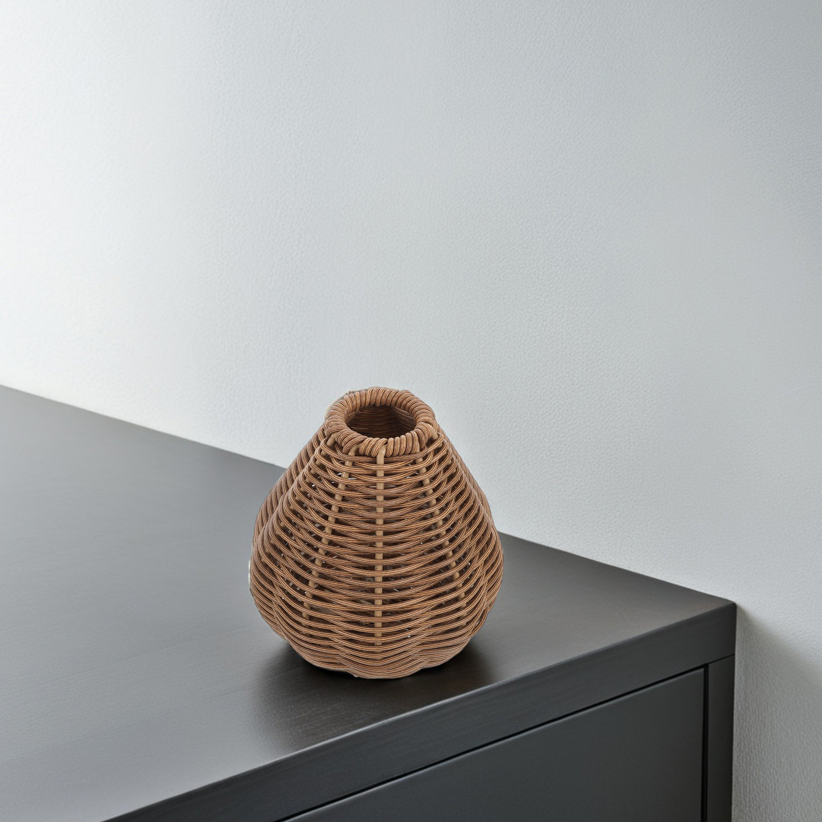 Rustic Flower Basket Woven Art - Rattan Plant Basket ulasan dan harga