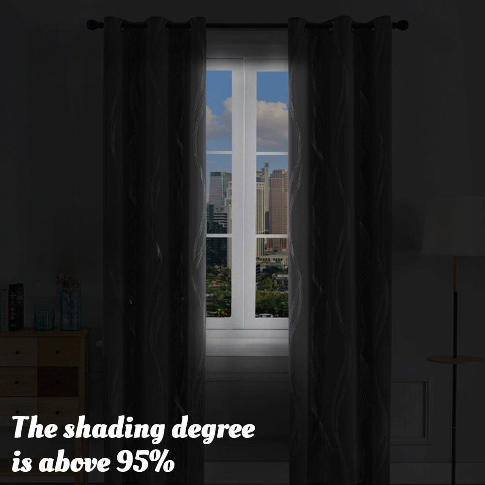 Blackout Curtains Drapes Therm - Rope Light Decoration ulasan dan harga