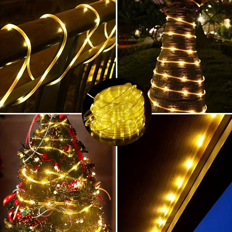 Waterproof Solar Powered Rope  - Rope Light Decoration ulasan dan harga