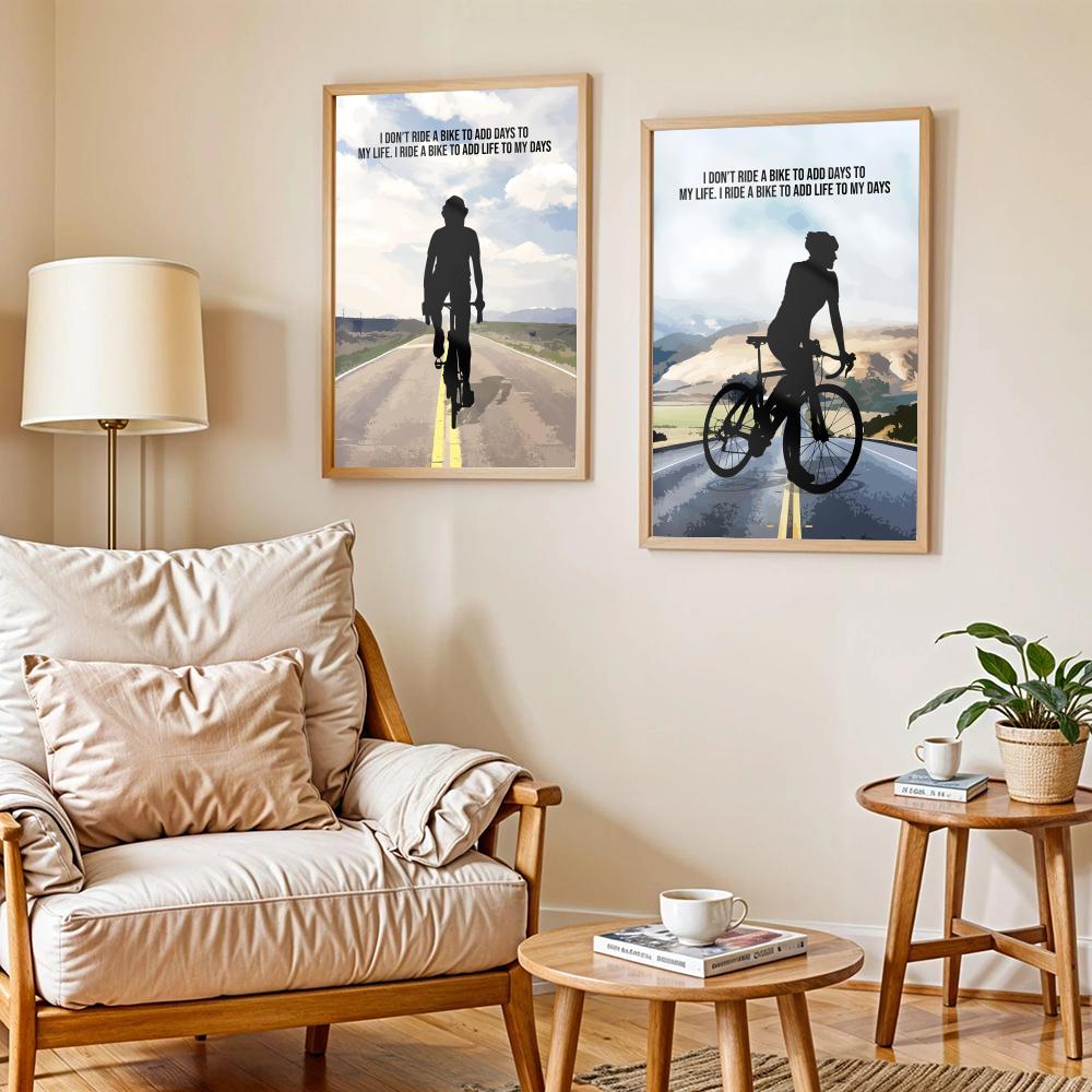 Cycling Motivation Quote Art P - Home Decor Quotes Ideas ulasan dan harga