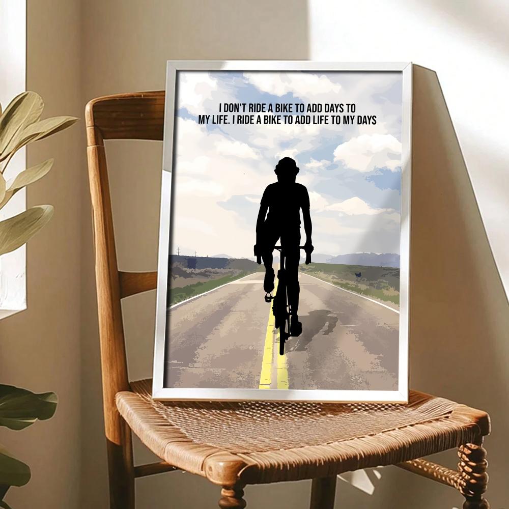 Cycling Motivation Quote Art P - Home Decor Quotes Ideas ulasan dan harga