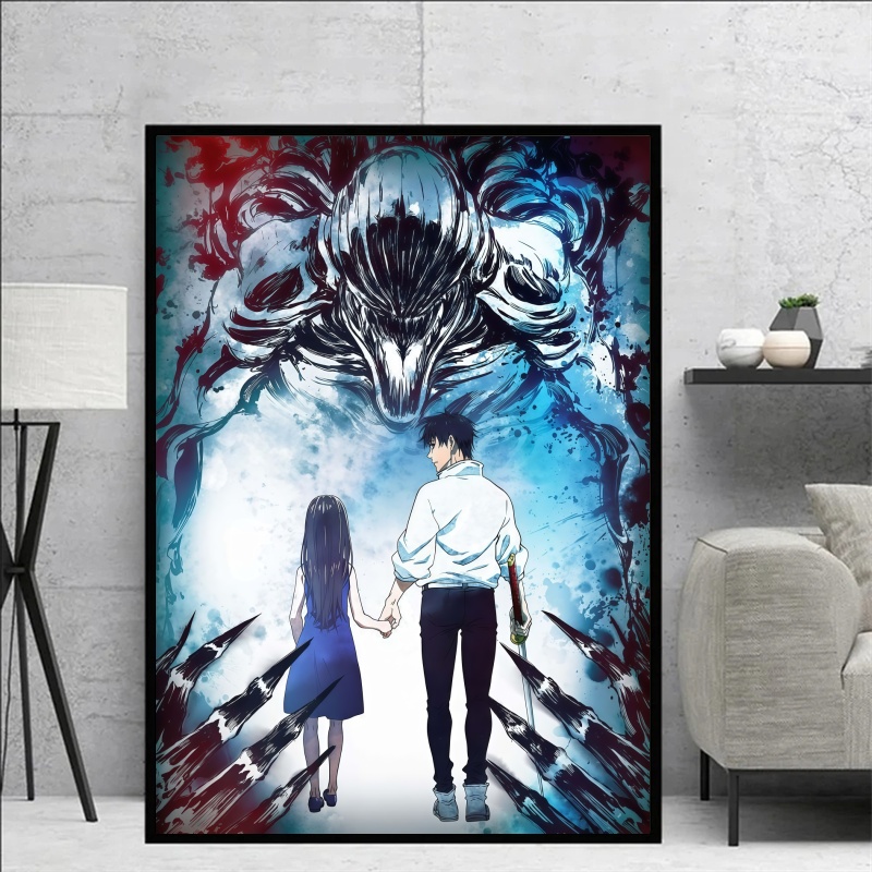 Jujutsu Kaisen Yuta Okkotsu &  - Home Decor Painting ulasan dan harga
