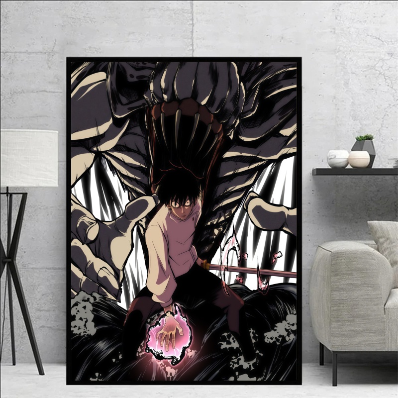 Jujutsu Kaisen Yuta Okkotsu &  - Home Decor Painting ulasan dan harga