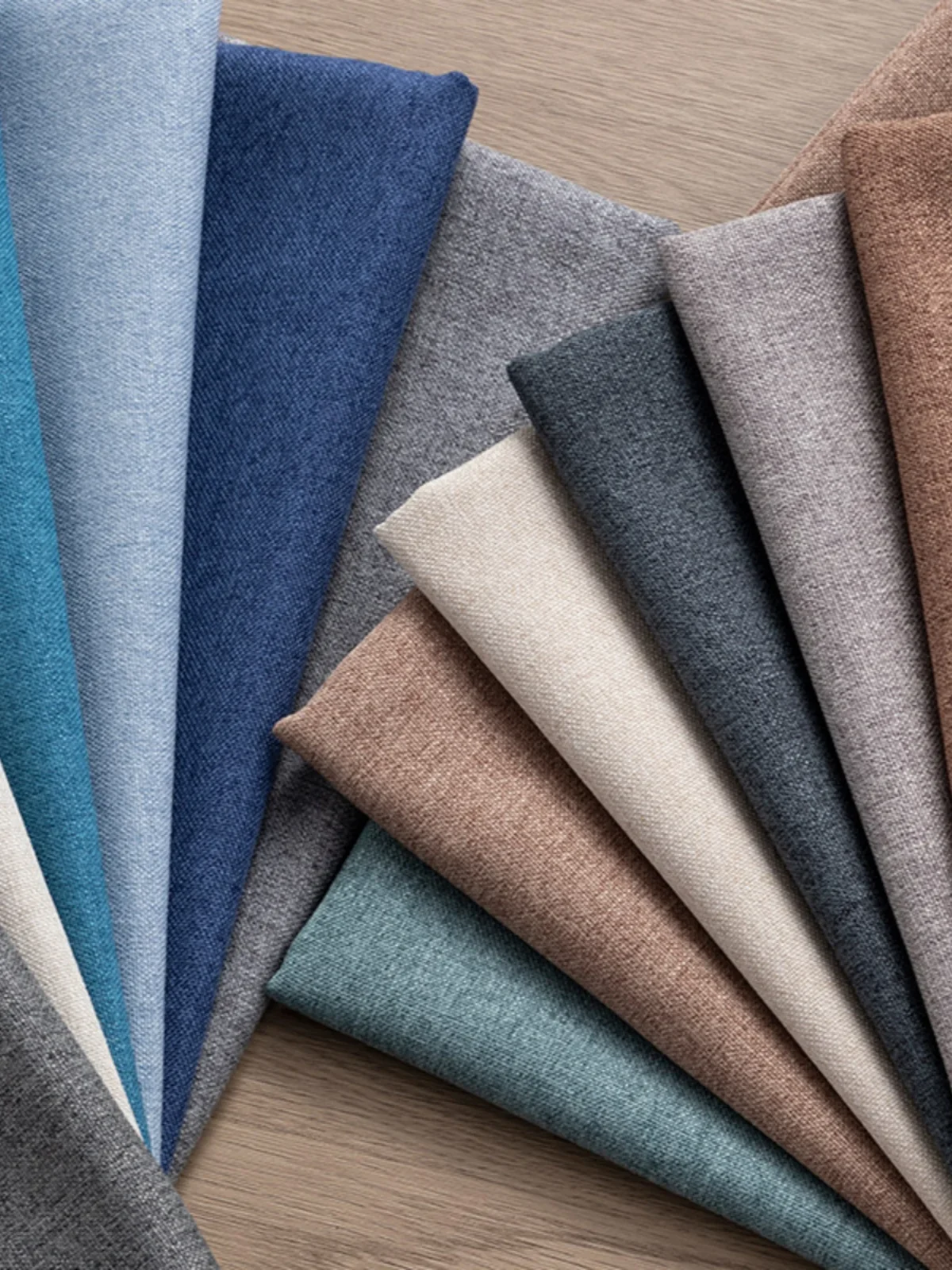 Thickened Plain Linen Fabric F - Linen Table Runner ulasan dan harga