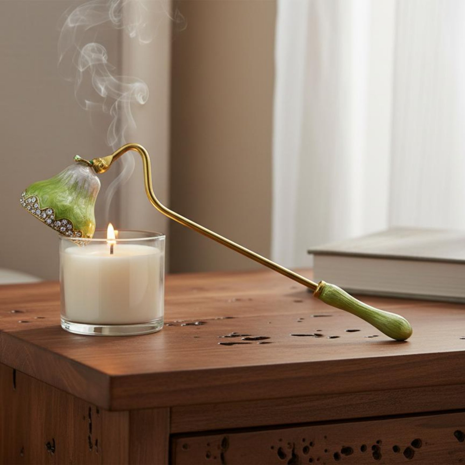 Long Handle Candle Wick Smothe - Home Decor Minimal ulasan dan harga