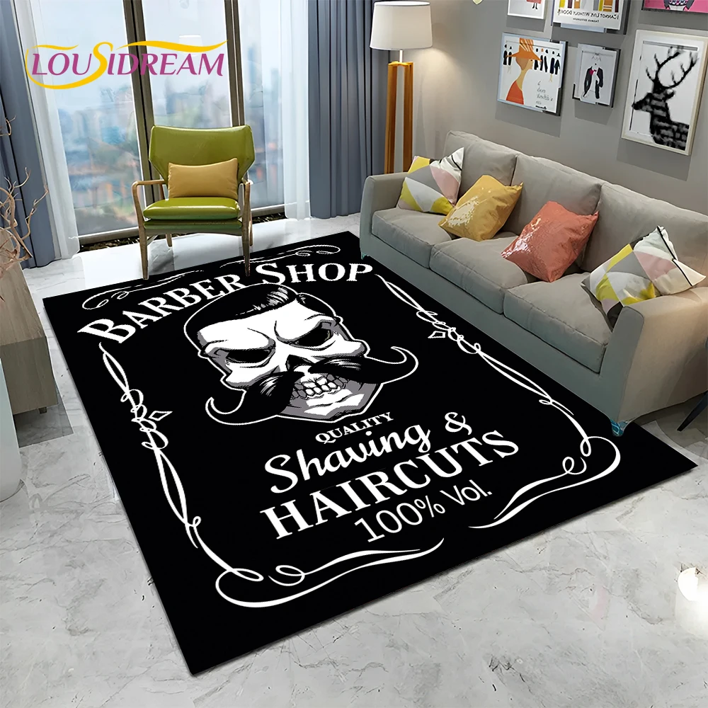 Barber Shop Sign 3D Skull Vint - Home Decor Online Shop ulasan dan harga