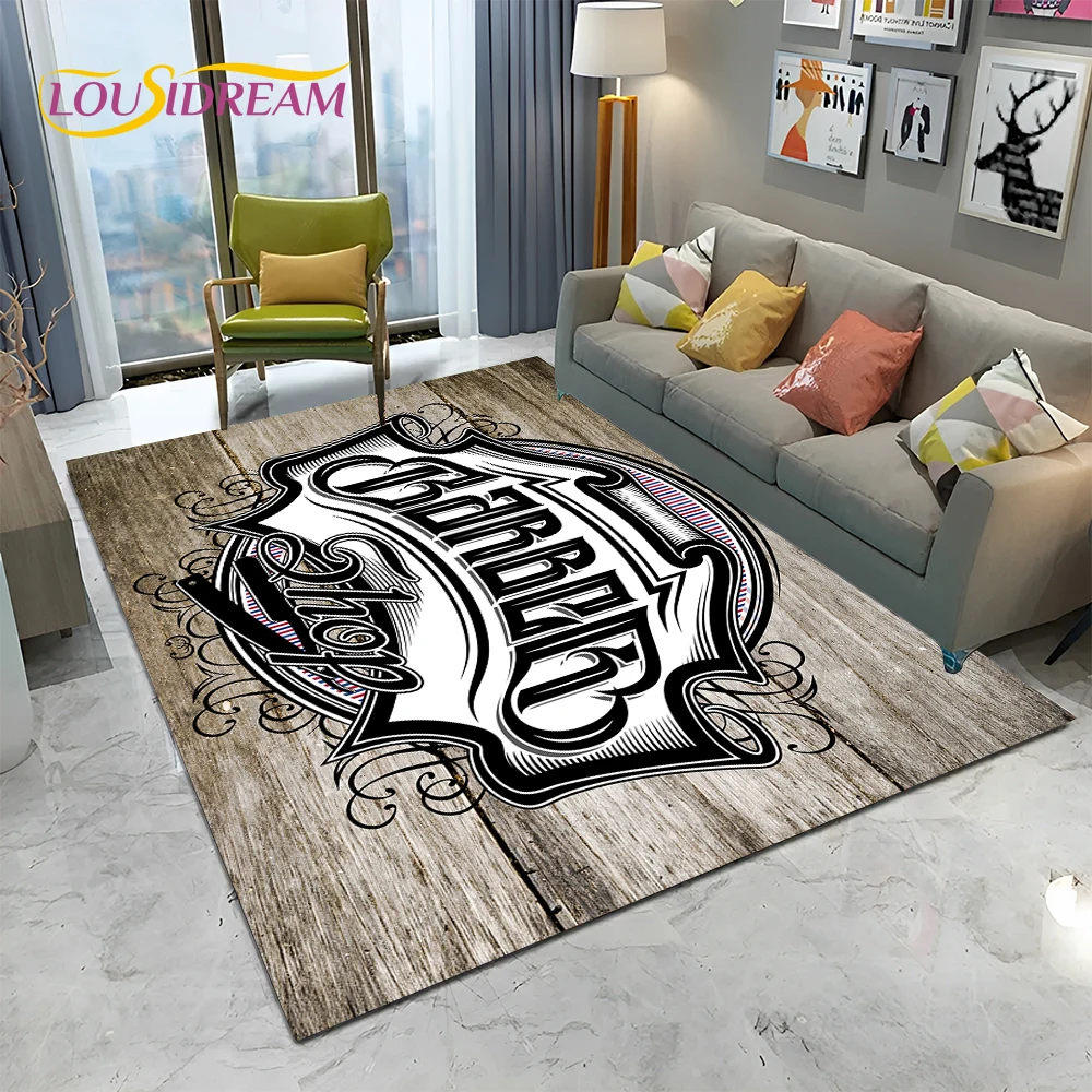 Barber Shop Sign 3D Skull Vint - Home Decor Online Shop ulasan dan harga