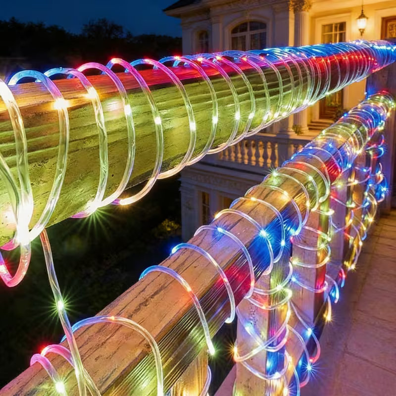 Solar Rope Lights 50/100 LED W - Rope Light Decoration ulasan dan harga