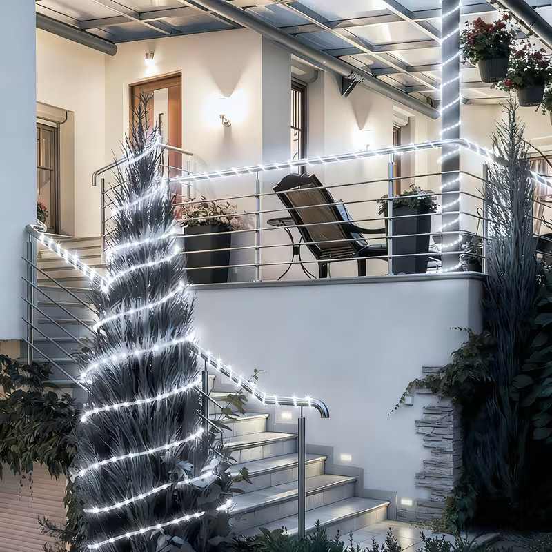 Solar Rope Lights 50/100 LED W - Rope Light Decoration ulasan dan harga