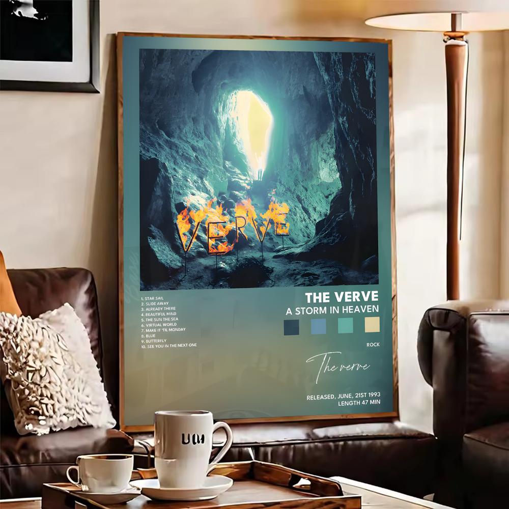 The V-Verve Album Poster HD Wa - Home Decor Living Room Ideas ulasan dan harga