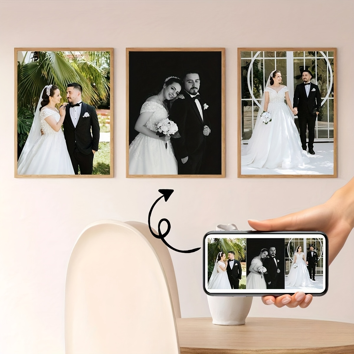 3pcs/set Custom Square Canvas  - Home Decor Furniture ulasan dan harga