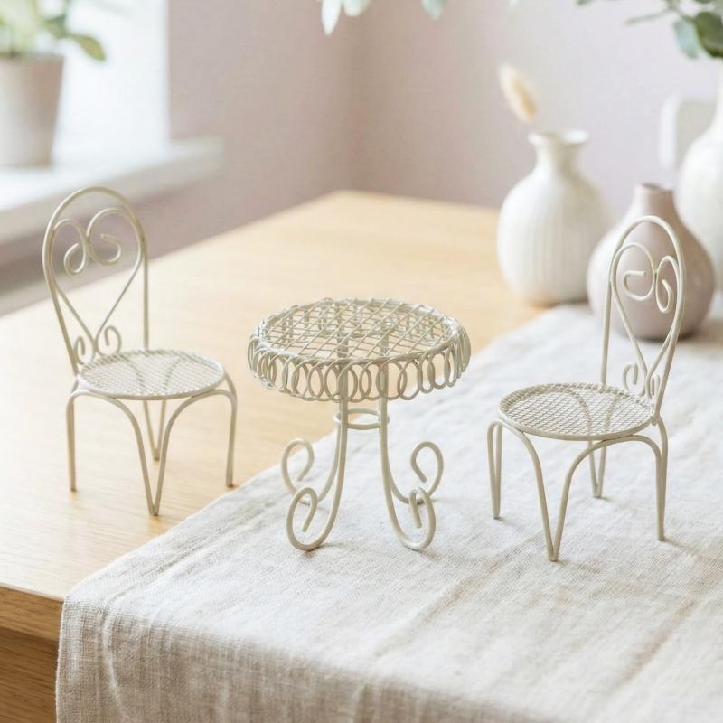 1/3Pcs Dollhouse Garden Displa - Home Decor Furniture ulasan dan harga