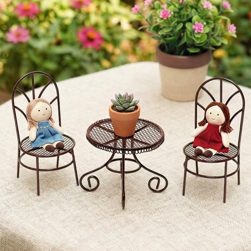 1/3Pcs Dollhouse Garden Displa - Home Decor Furniture ulasan dan harga