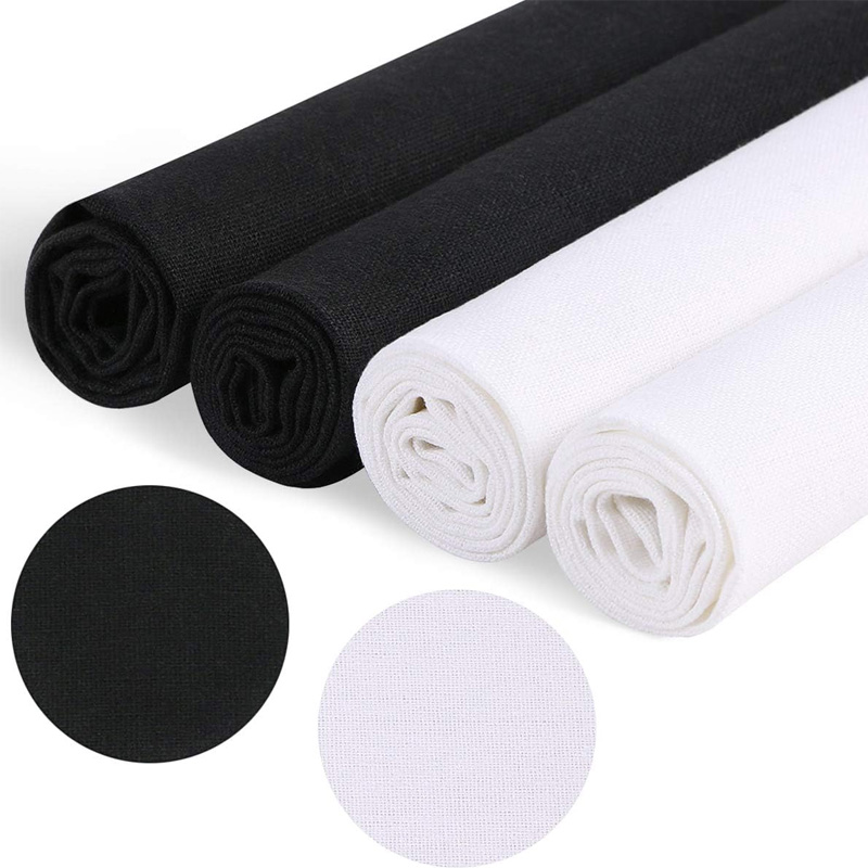 4 Pieces of Linen Fabric, Soli - Home Decor Manufacturers ulasan dan harga