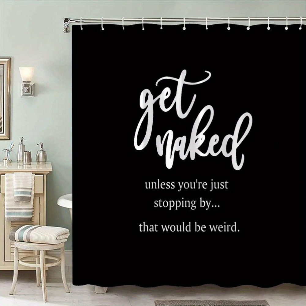 Funny Quote Shower Curtain Nov - Home Decor Quotes Ideas ulasan dan harga