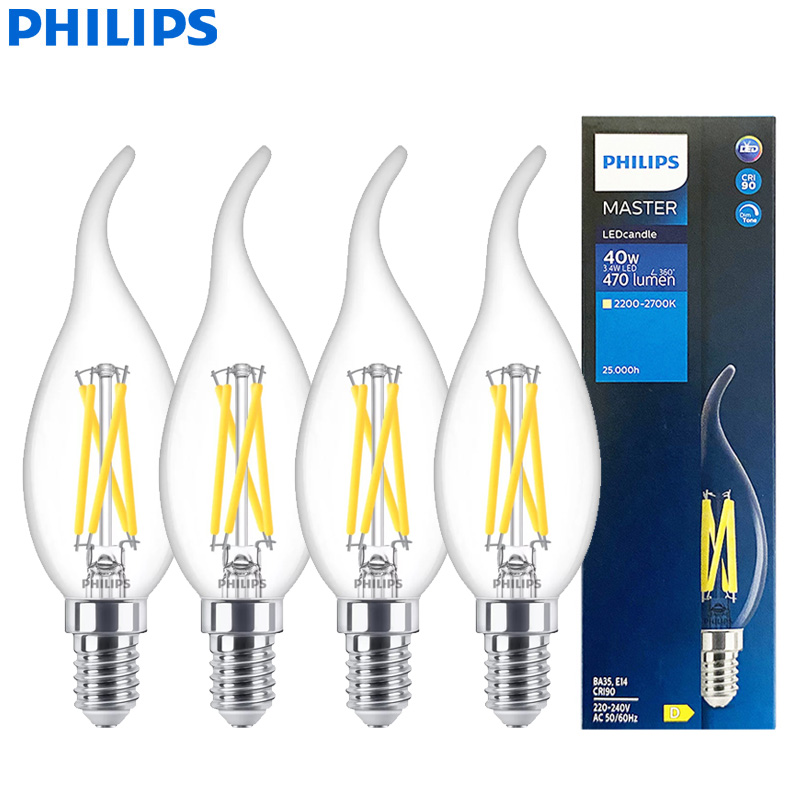 Philips Master LED Candle E14  - Philips Bulb Led Classic ulasan dan harga