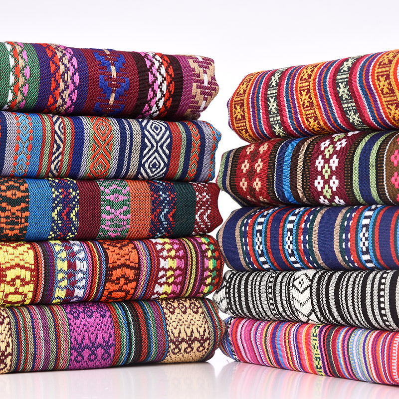 Ethnic Style Cotton Linen Fabr - Linen Table Runner ulasan dan harga