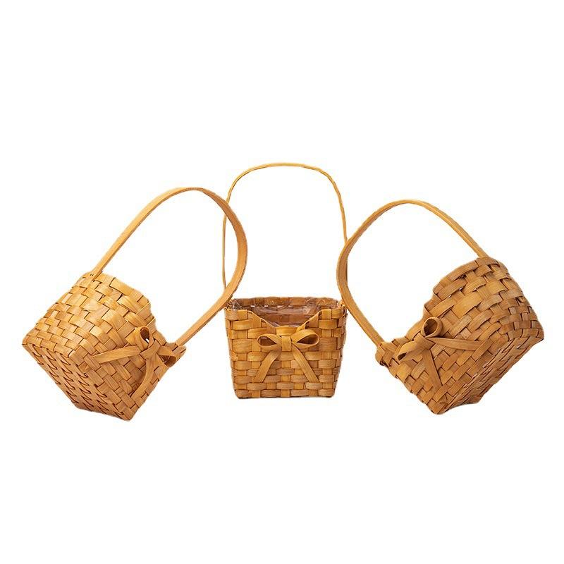 New Willow Rattan Bride Flower - Rattan Plant Basket ulasan dan harga