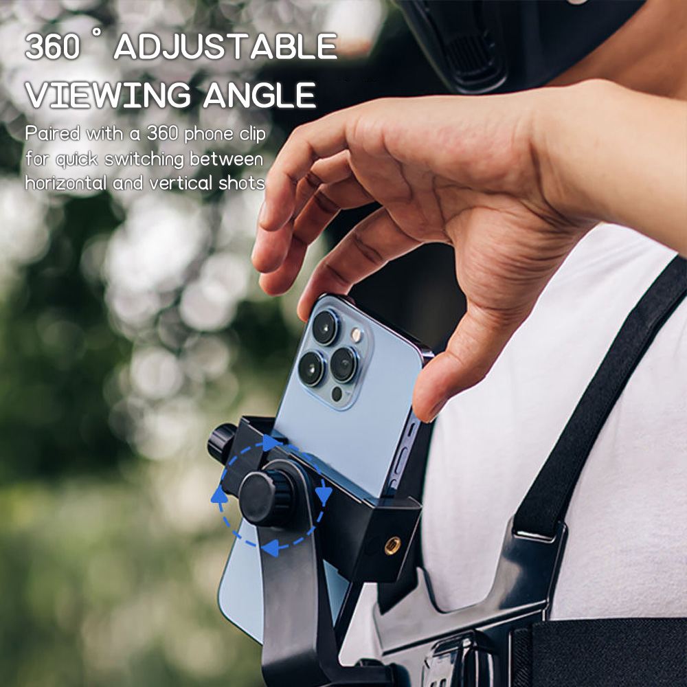 Chest Mount Phone Strap Holder - Home Decor Frames ulasan dan harga