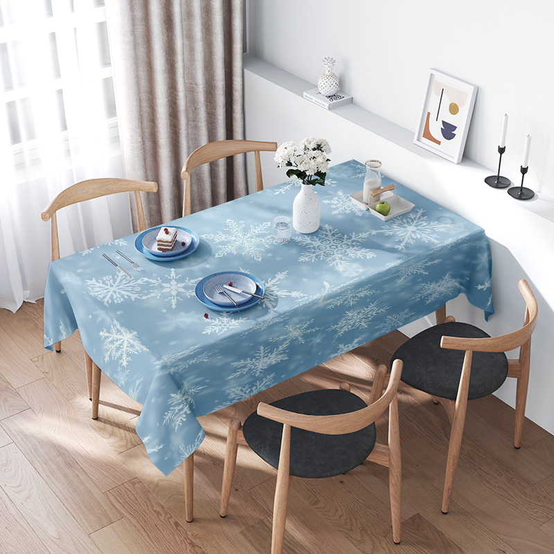 Snowflake Dining Tablecloth Wi - Home Decor Online Shop ulasan dan harga
