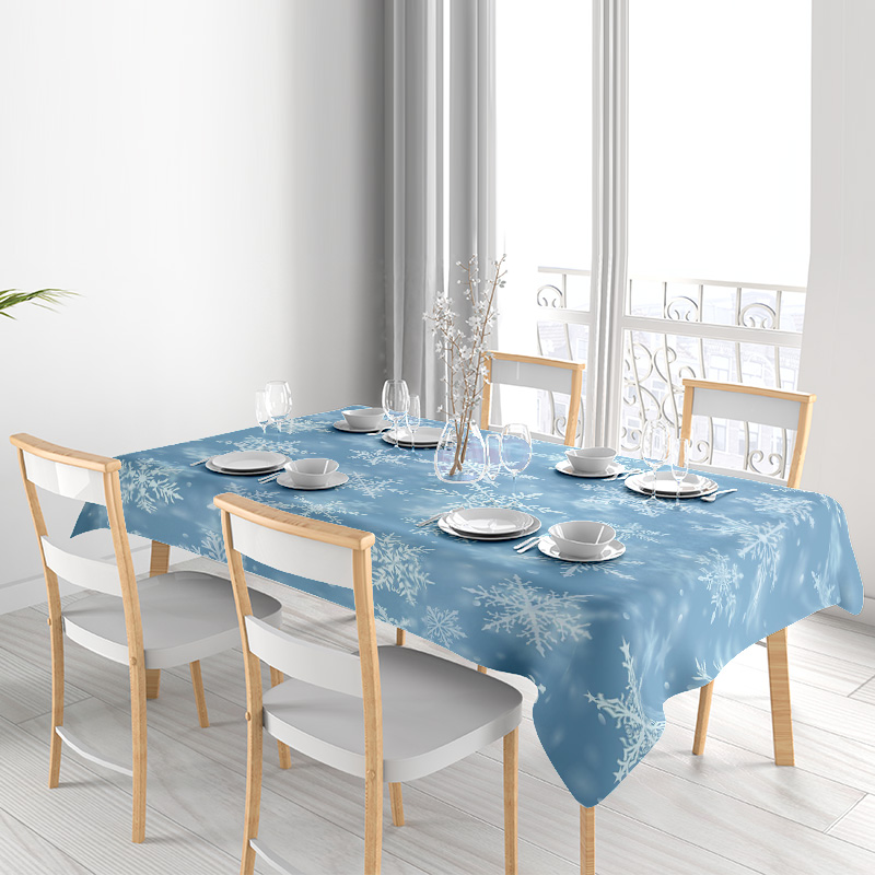Snowflake Dining Tablecloth Wi - Home Decor Online Shop ulasan dan harga